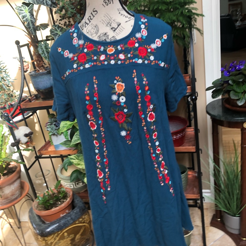 New with tags Umgee embroidered dress
